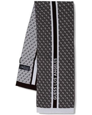 Guess Bufanda Con Monograma - Multicolor