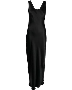 Gilda & Pearl Aria Silk Maxi Dress - Black