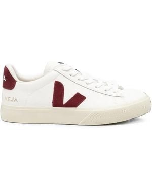 Veja Campo Logo-Patch Sneakers - White
