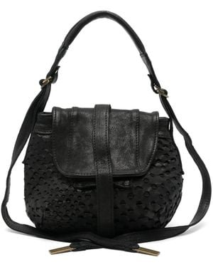 Mialuis Mini Sac Porté Épaule Do Taipan À Design Plissé - Black