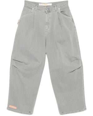 PDF Wide-Leg Jeans - Grey