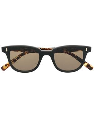 Eyevan 7285 Grossmane Tortoiseshell-Arm Sunglasses - Brown