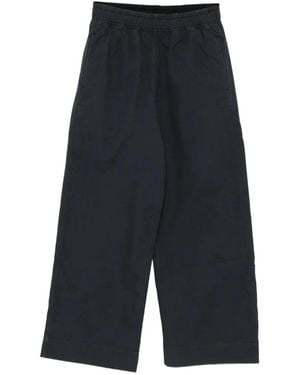 MHL by Margaret Howell Elasticated Cropped Trousers - Blue