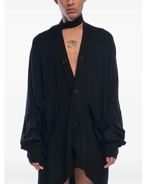ROT The Iconic Coat Oversized Cardigan - Blue