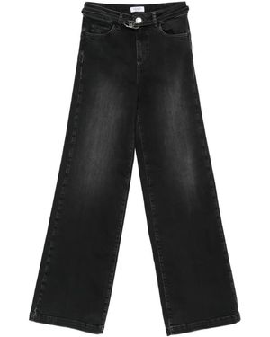 Liu Jo Belt-Loop Pocket Jeans - Black