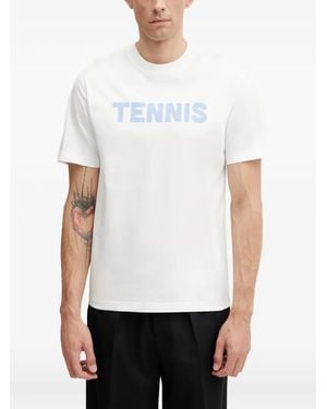 Lacoste Crew-Neck Short-Sleeve T-Shirt - White