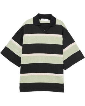 Toga Virilis Velvet Border Top - Black