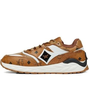 MCM Skywander Sneakers mit Logo - Braun