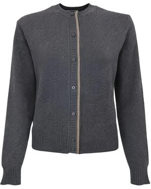 Fabiana Filippi ボタン カーディガン - グレー