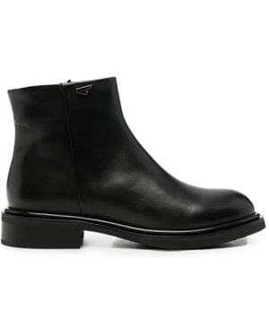 SERGIO MORETTI FIRENZE Botines Con Logo - Negro