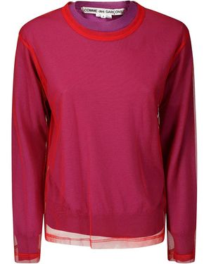 Comme des Garçons Double-Layered Top