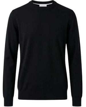 Diktat Fine-Knit Wool Jumper - Black
