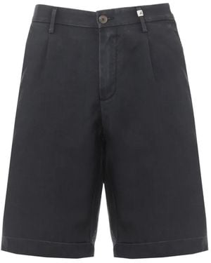 Myths Pleated Wool Shorts - Grey