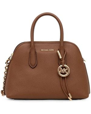 MICHAEL Michael Kors Freddie Pebbled Leather Tote Bag - Brown