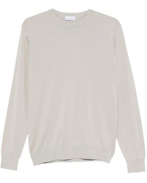 ÉPHÉMÈRE Long-Sleeve Fine-Knit Sweater - White