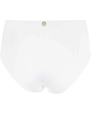 Max Mara Bragas de bikini de talle alto - Blanco