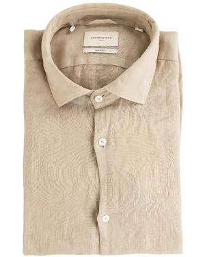 Brooksfield Button-Down Shirt - Natural