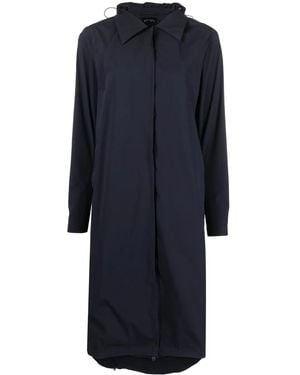 JOHANNA Paris Trenchcoat mit klassischem Kragen - Blau