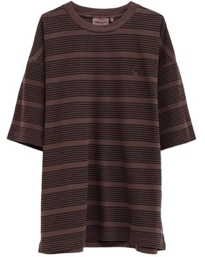 Carhartt Striped T-Shirt - Brown