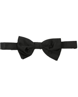 Canali Silk Bow Tie - Black