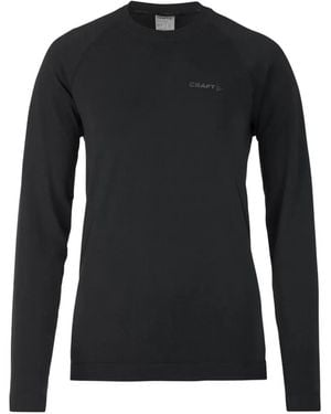 C.r.a.f.t Active Comfort Ls 2 Long-Sleeve Sweatshirt - Black