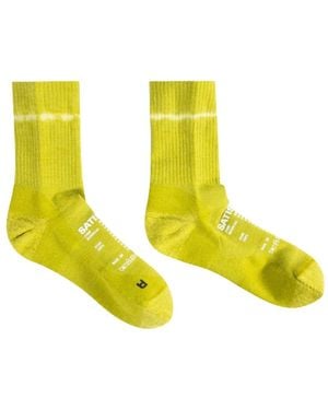 Satisfy Tie-Dye Socks - Yellow