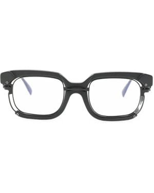Kuboraum Sculptural Square-Frame Glasses - Black