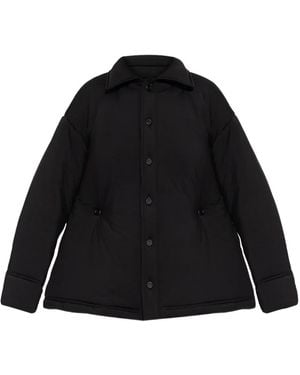 Issey Miyake Pumped-T Button-Fastening Jacket - Black