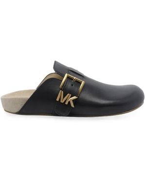 MICHAEL Michael Kors Greer Buckle-Detail Mules - Black