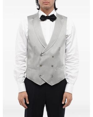 Corneliani Double-Breasted Waistcoat - Grey