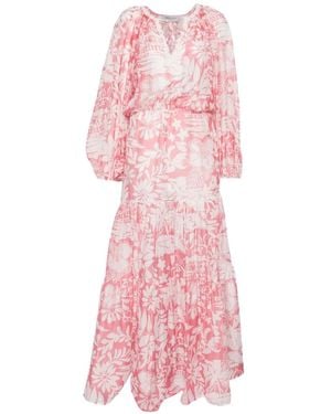 ERMANNO FIRENZE Floral-Print Maxi Dress - Pink