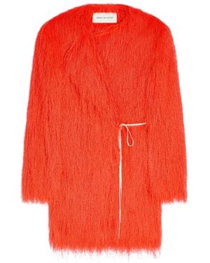 Dries Van Noten Fringed Jacket - Red