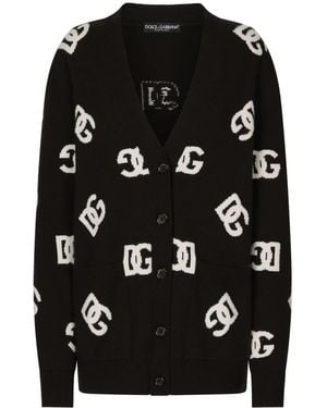 Dolce & Gabbana Wool Cardigan - Black