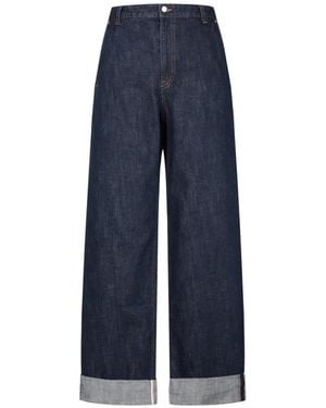 JNBY Jeans Dritti Con Risvolto - Blu