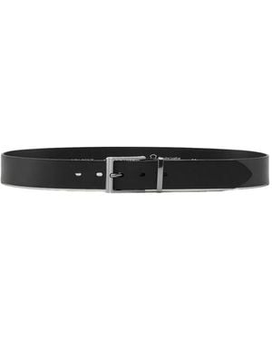 Les Deux Leather Belt - White