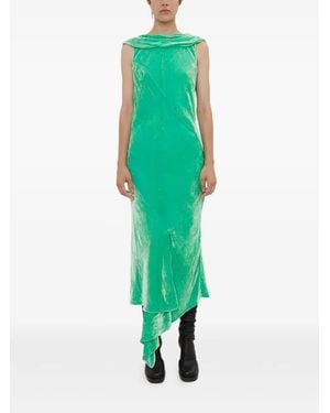 Olivier Theyskens Draped Asymmetric Dress - Green