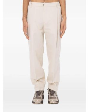 Briglia 1949 Pantalon Manhattan À Plis - Natural