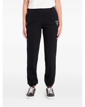Guess Roberta Logo-Print Track Trousers - Blue