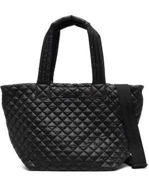 MZ Wallace Medium Metro Deluxe Tote Bag - Black