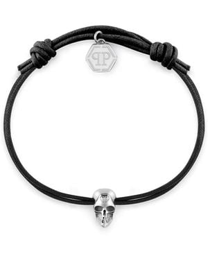 Philipp Plein Skull Bracelet - Black