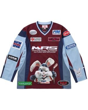 Supreme Sudadera Con Estampado Gráfico De X Martine Rose - Azul