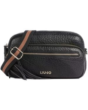 Liu Jo Pebbled Camera Cross Body Bag - Black