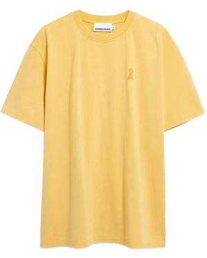 ARMEDANGELS Å Maarkos Cotton T-Shirt - Yellow