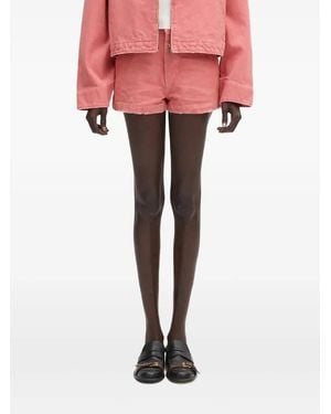 Ambush Raw-Hem Shorts - Pink