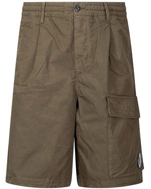 C.P. Company Cotton Shorts - Green