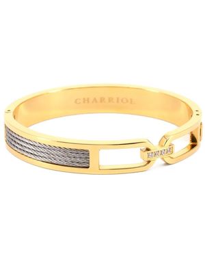 Charriol Bracciale Rigido Buzio - Metallizzato