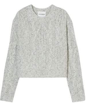 Closed Jersey de punto de ochos - Gris