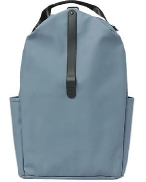 Rains Buckle-Fastening Backpack - Blue