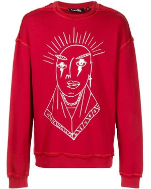 Haculla Logo-Print Jumper - Red
