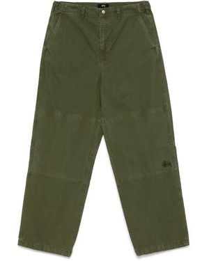 Stussy Cotton Trousers - Green